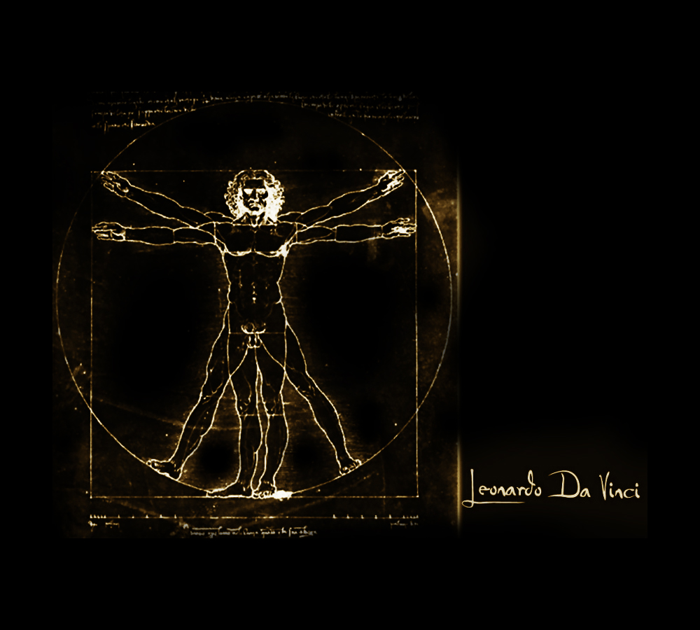 Człowiek Witruwiański Leonarda da Vinci